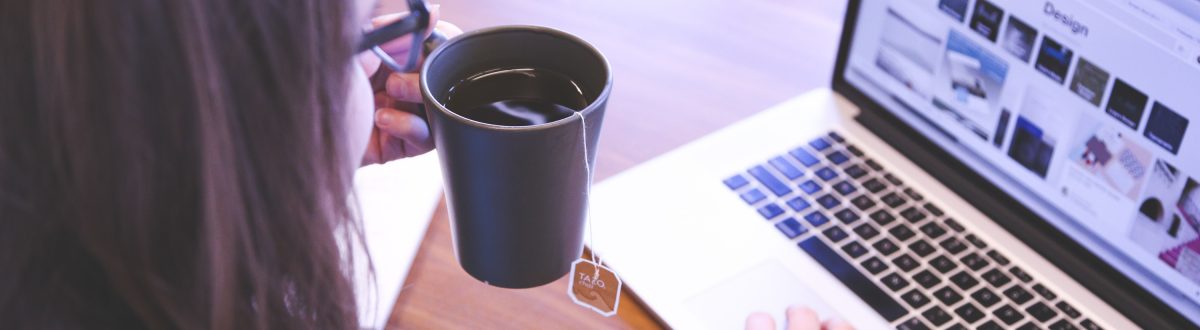 Image of woman browsing the web